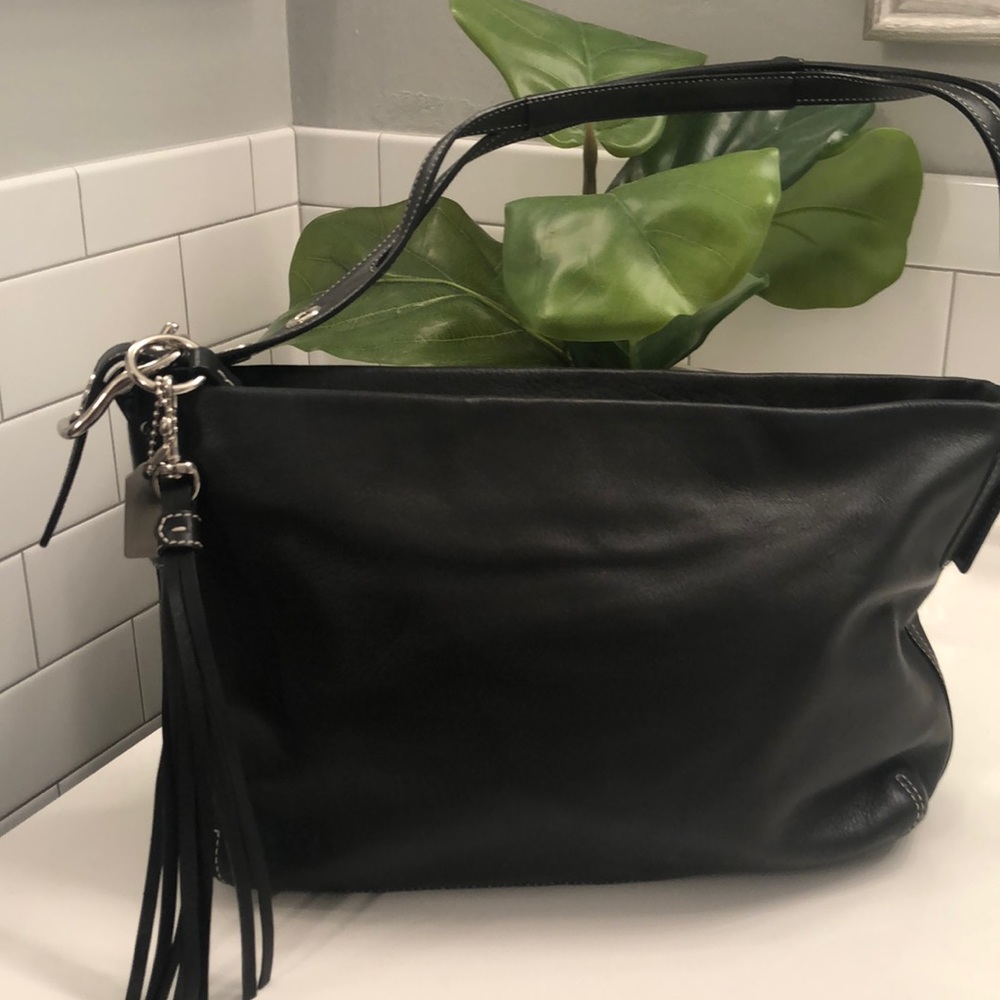 Black Coach Shoulder Bag, used 1 time